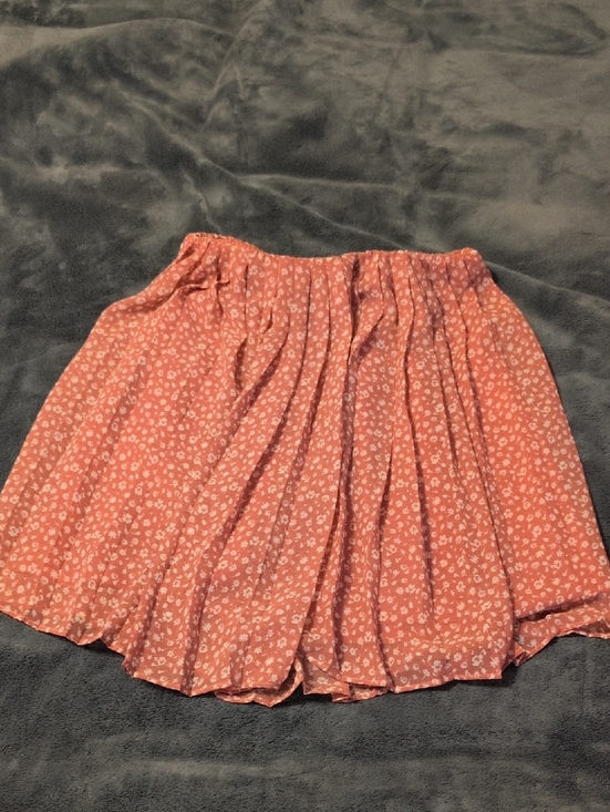 Hollister Dresses & Skirts - Hollister Rust Floral Pleated Mini Skirt